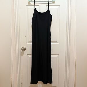 a new day ribbed Black Sleeveless Maxi Dress
